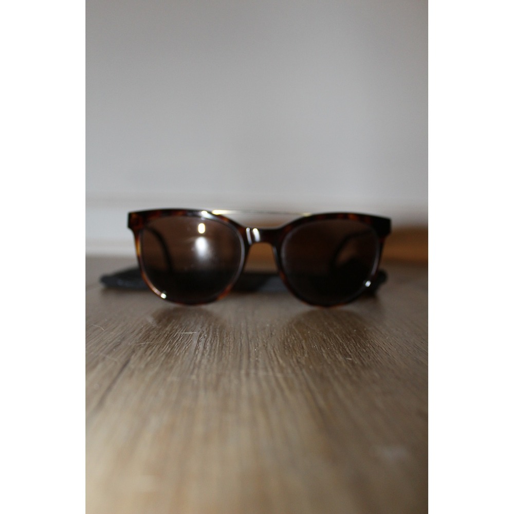 Electric Bengal Wire Tortoise Shell Polarized Sunglasses with Gold Bridge